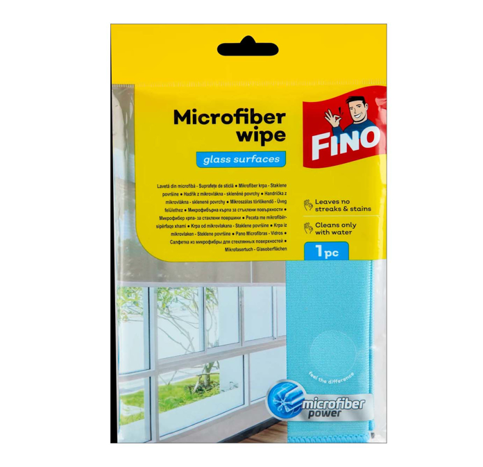 FINO Microfiber krpa za staklo za čišćenje prozora i ogledala bez tragova